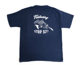 Strip Set Short Sleeve T - Navy