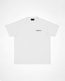 Flatwing and Nation Fishing collaboration Short Sleeve White T-Shirt