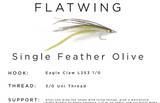 Flatwing Kit - Single Feather Olive