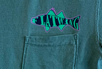 Fish Silhouette T - Dark Teal